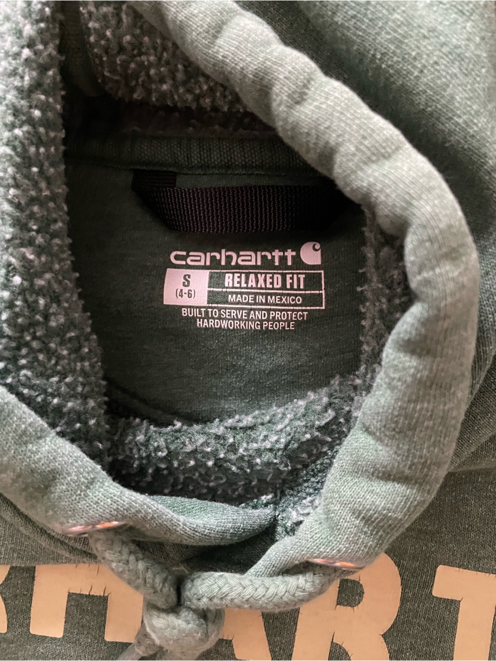 Carhartt Green Hoodie - Picture 3 of 5